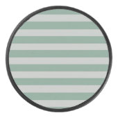 blauwe strepen hockey puck (Voorkant)