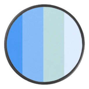 Blauwe strepen hockey puck