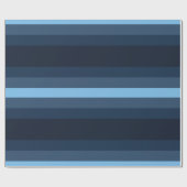 Blauwe Strepen Inpakpapier (Vlak)
