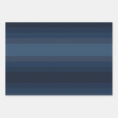 Blauwe strepen inpakpapier vel (Voorkant)