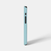 Blauwe strepen iPhone hoesje (Linkerkant)