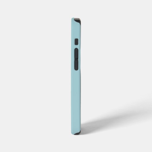 Blauwe strepen iPhone hoesje (Linkerkant)