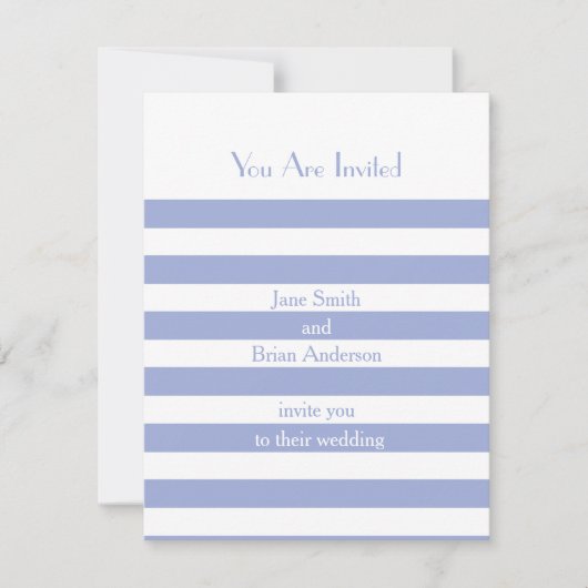 Blauwe strepen kaart (Voorkant)