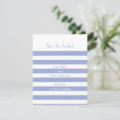 Blauwe strepen kaart (Staand voorkant)