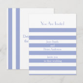 Blauwe strepen kaart (Voorkant / Achterkant)