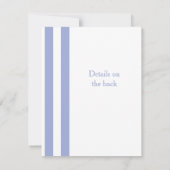 Blauwe strepen kaart (Achterkant)