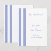 Blauwe strepen kaart (Voorkant / Achterkant)