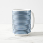 Blauwe strepen koffiemok (Voorkant rechts)