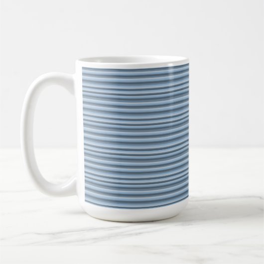 Blauwe strepen koffiemok (Links)