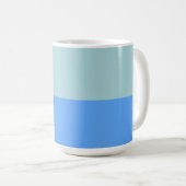 Blauwe strepen koffiemok (Voorkant rechts)