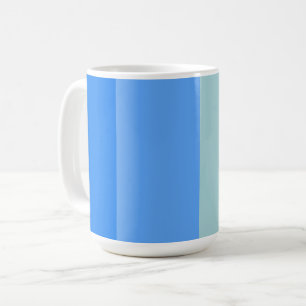 Blauwe strepen koffiemok