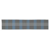 Blauwe strepen korte tafelloper (Horizontaal)