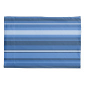 Blauwe strepen kussensloop (Achterkant)