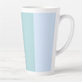 Blauwe strepen latte mok (Rechts)