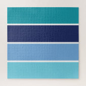 Blauwe strepen legpuzzel (Verticaal)