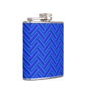 Blauwe strepen met dubbel weef heupfles (Rechts)