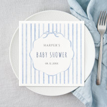 Blauwe Strepen met Geschulpte Lijst Jongens Baby B