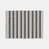 blauwe strepen met hoge dichtheid fleece deken (Voorkant (Horizontaal))