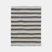 blauwe strepen met hoge dichtheid fleece deken (Voorkant)