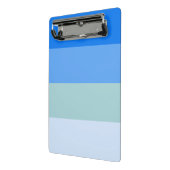 Blauwe strepen mini klembord (Angled2)