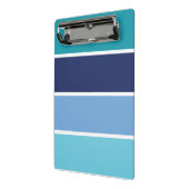 Blauwe strepen mini klembord (Angled2)