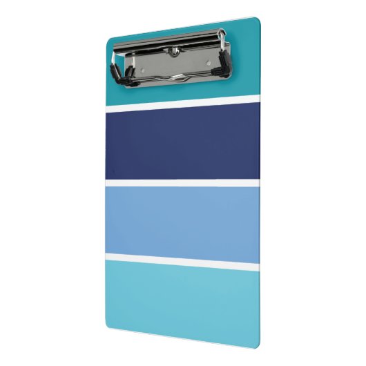 Blauwe strepen mini klembord (Angled2)