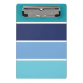Blauwe strepen mini klembord (Voorkant)