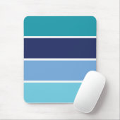 Blauwe strepen muismat (Met muis)