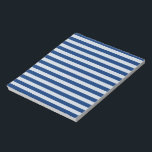 blauwe strepen notitieblok<br><div class="desc">blauw Stripes-laptopblok</div>