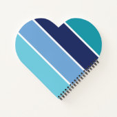 Blauwe strepen notitieboek (Achterkant)