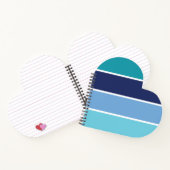 Blauwe strepen notitieboek (Binnen)
