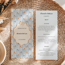  Blauwe Strepen Oranje Bloemdoop