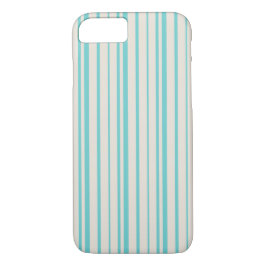 Blauwe strepen Patroon Case-Mate iPhone Case