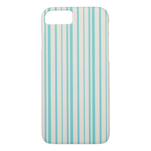 Blauwe strepen Patroon Case-Mate iPhone Case (Achterkant)