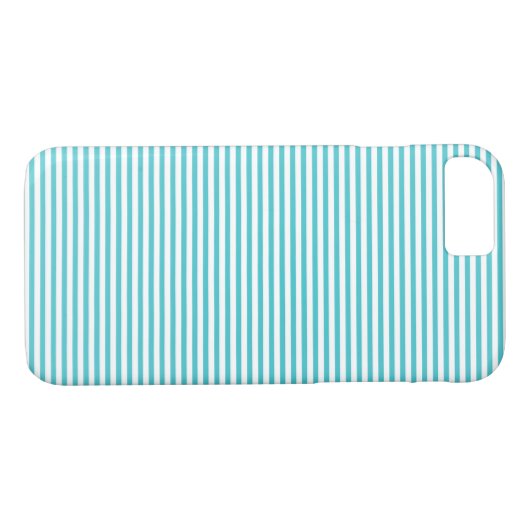 Blauwe strepen Patroon Case-Mate iPhone Case (Achterkant (Horizontaal))