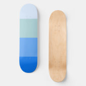 Blauwe strepen persoonlijk skateboard (Voorkant)