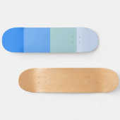 Blauwe strepen persoonlijk skateboard (Horizontaal)