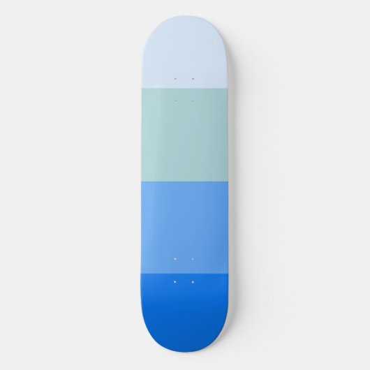 Blauwe strepen persoonlijk skateboard (Voorkant)