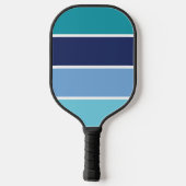 Blauwe strepen pickleball paddle (Achterkant)