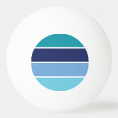Blauwe strepen pingpongbal (Achterkant)