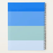 Blauwe strepen planner (Achterkant)