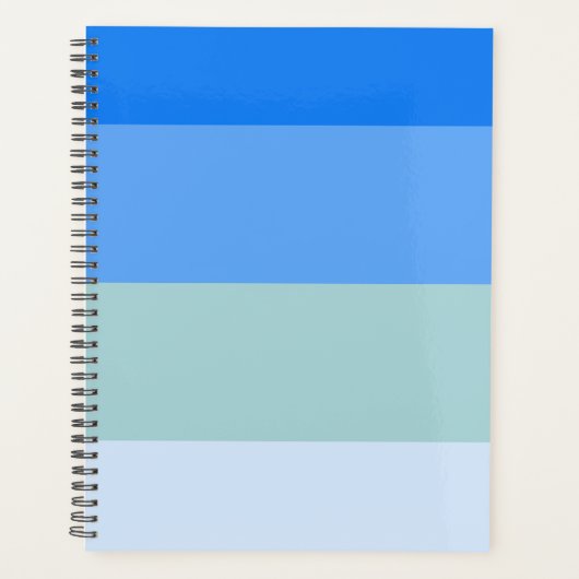 Blauwe strepen planner (Voorkant)