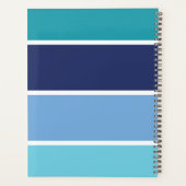 Blauwe strepen planner (Achterkant)