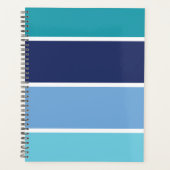 Blauwe strepen planner (Voorkant)