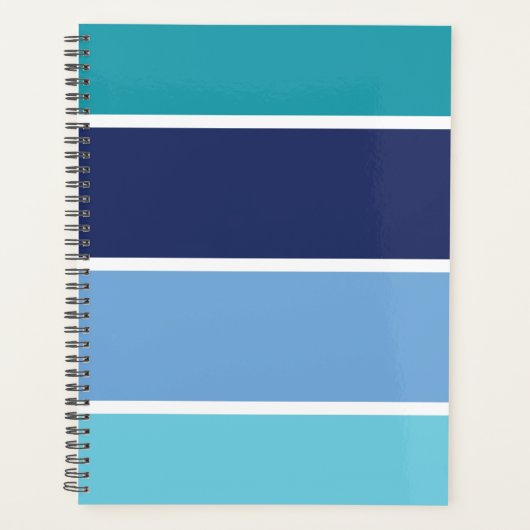 Blauwe strepen planner (Voorkant)