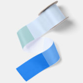 Blauwe strepen satijnen lint (Achterkant)