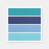 Blauwe strepen servet (Voorkant)