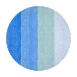Blauwe strepen snijplank
