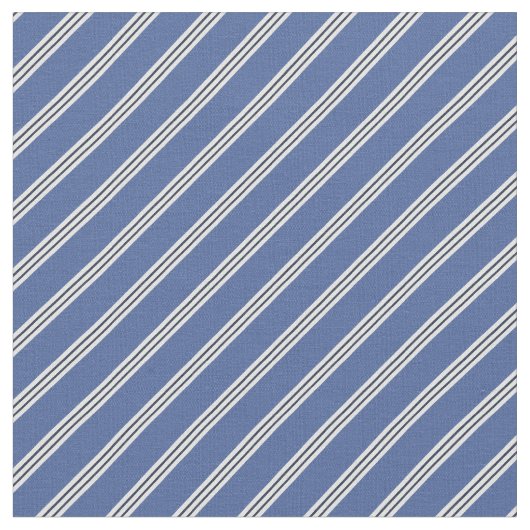 Blauwe Strepen Stof (Close Up)