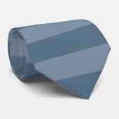 Blauwe strepen stropdas (Opgerold)